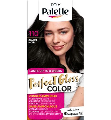 Poly Palette Haarverf 110 glossy zwart (1set) 1set