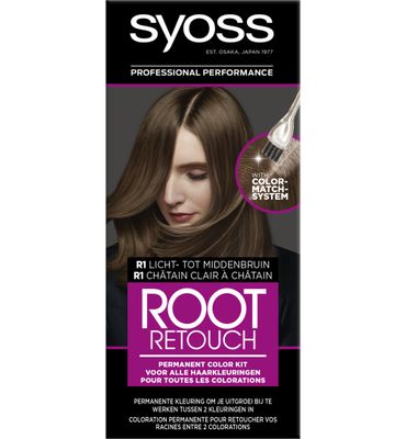 Syoss Rootset Rootset R1 light to medium brown (1set) 1set
