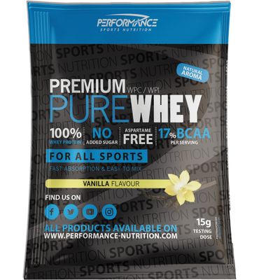 Performance Sports Nutrition Pure Whey Premium Sachet Vanilla (15 gr) 15 gr