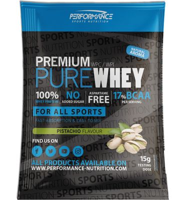 Performance Sports Nutrition Pure Whey Premium Sachet - Pistache (15 gr) 15 gr