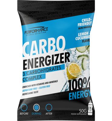 Performance Sports Nutrition Carbo Energizer Sachet - Lemon/Cumcumber (50 gr) 50 gr