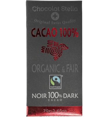 Chocolat Stella Dark 100% (70 gram) 70 gram
