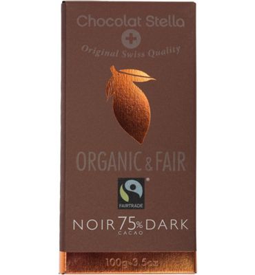 Chocolat Stella Dark 75% (100 gram) 100 gram