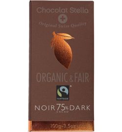 Chocolat Stella Chocolat Stella Dark 75% (100 gram)