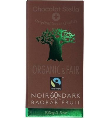 Chocolat Stella Dark 60% - baobab fruit (100 gram) 100 gram