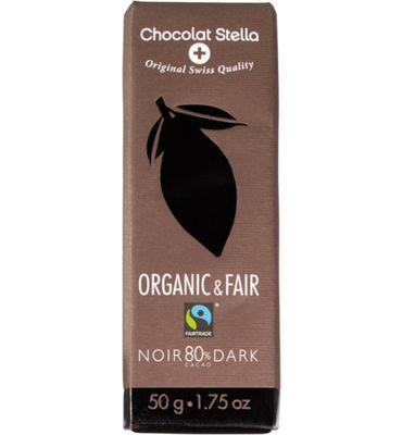 Chocolat Stella Organic & Fair dark 80% (50 gram) 50 gram