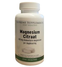 Supreme Supplements Supreme Supplements Magnesium Citraat (60TAB)