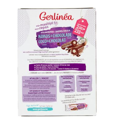 Gerlinéa Maaltijdrepen Chocolade & Kokos (372g) 372g