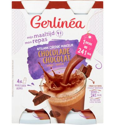 Gerlinéa Afslank Drinkmaaltijd Chocolade smaak 4-pack (4x236ml) 4x236ml