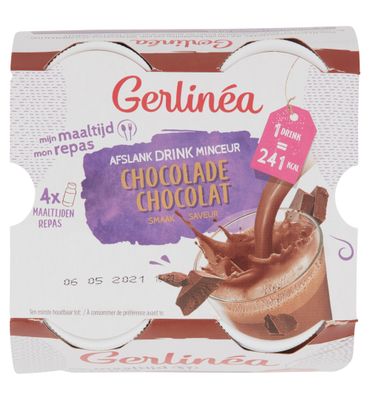 Gerlinéa Afslank Drinkmaaltijd Chocolade smaak 4-pack (4x236ml) 4x236ml
