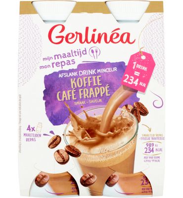 Gerlinéa Afslank Drinkmaaltijd Koffie smaak 4-pack (4x236ml) 4x236ml