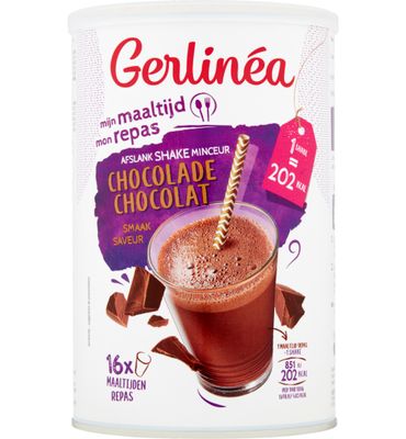 Gerlinéa Afslank Maaltijdshake Chocolade (pot) (436GR) 436GR