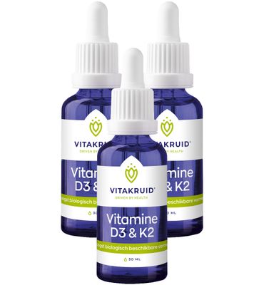 Vitakruid Vitamine D3 & K2 trio (3x 10ML) 3x 10ML