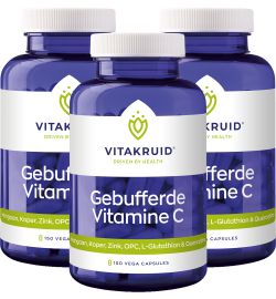 Vitakruid Vitakruid Gebufferde Vitamine C trio (3x 150VC)
