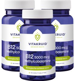 Vitakruid Vitakruid B12 Methylcobalamine 5000 mcg trio (3x 60TB)