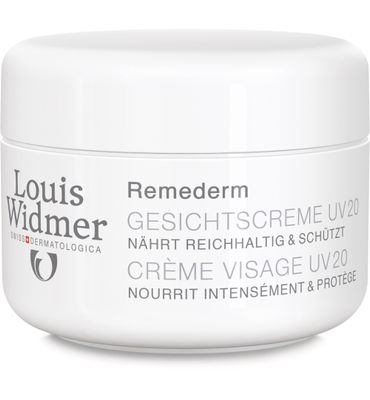 Louis Widmer Remederm Gezichtscreme UV20 geparfumeerd (50ML) 50ML