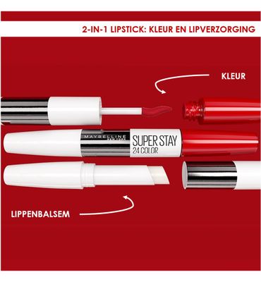 Maybelline New York Superstay 24H 510 nu red passion (1st) 1st