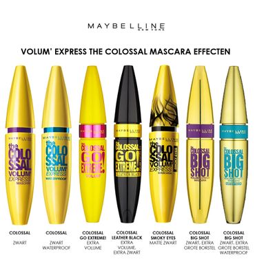 Maybelline New York Mascara volume express colossal black (1ST) 1ST