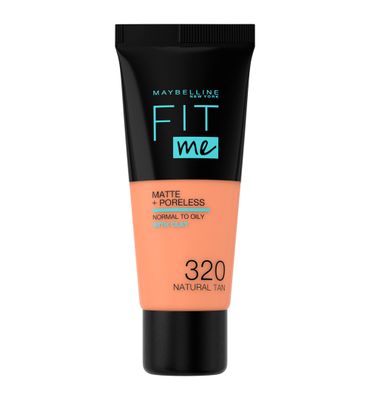 Maybelline New York Fit Me matte & poreless foundation 320 natural tan (1st) 1st