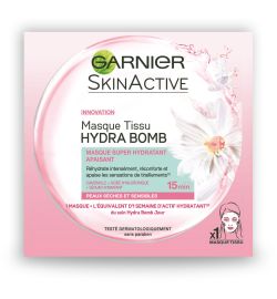 Garnier Garnier Skin active tissue mask kamille hydra bomb (32g)