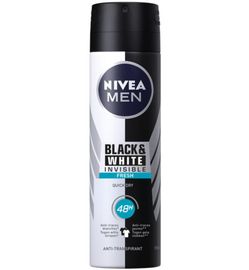 Nivea Nivea Men deodorant spray invisible black & white fresh (150ml)