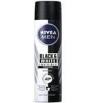 Nivea Men deodorant spray invisible black & white (150ml) 150ml thumb