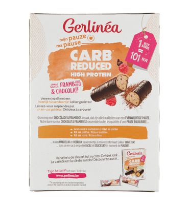 Gerlinéa Carb Reduced - High Protein Repen Chocolade & Framboos (372g) 372g