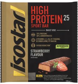Isostar Isostar High Protein reep Aardbei (105G)