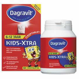 Dagravit Dagravit Kids-Xtra 6-12 Kauwtabletten
