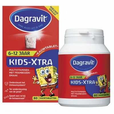 Dagravit Kids-Xtra 6-12 Kauwtabletten 60stuks