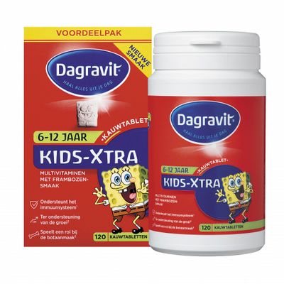 Dagravit Kids-Xtra 6-12 Kauwtabletten 120stuks