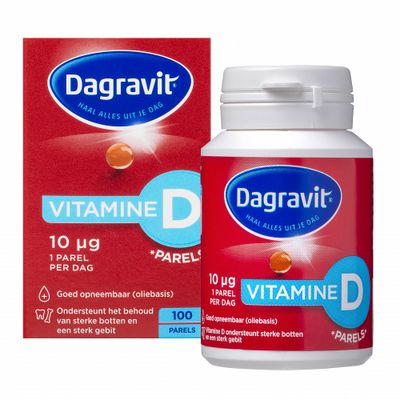 Dagravit Vitamine D Pearls 100stuks