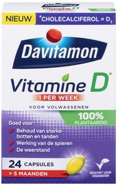 Davitamon Davitamon Vitamine D 100% Plantaardig 1x Per Week