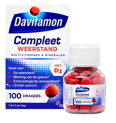 Davitamon Compleet Vitamine Weerstand Tabletten 100stuks