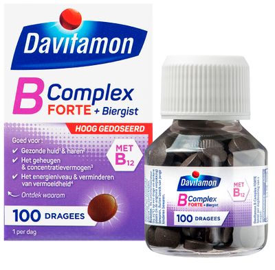 Davitamon Vitamine B Tekort Complex Forte Dragees Tabletten 100drag