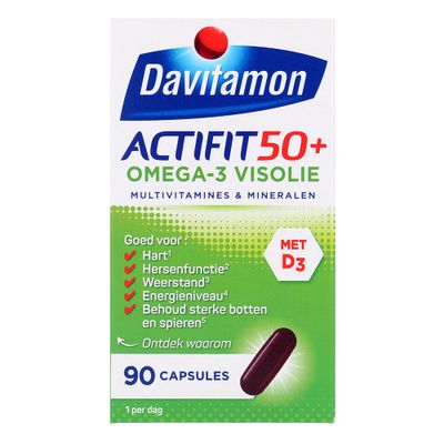 Davitamon Actifit 50 Plus Omega Vis 90caps