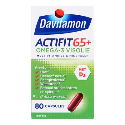 Davitamon Actifit 65 Plus Visolie Capsules 80caps