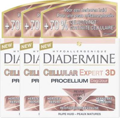 Diadermine Cellular Expert 3d Dagcreme Voordeelverpakking 3x50ml