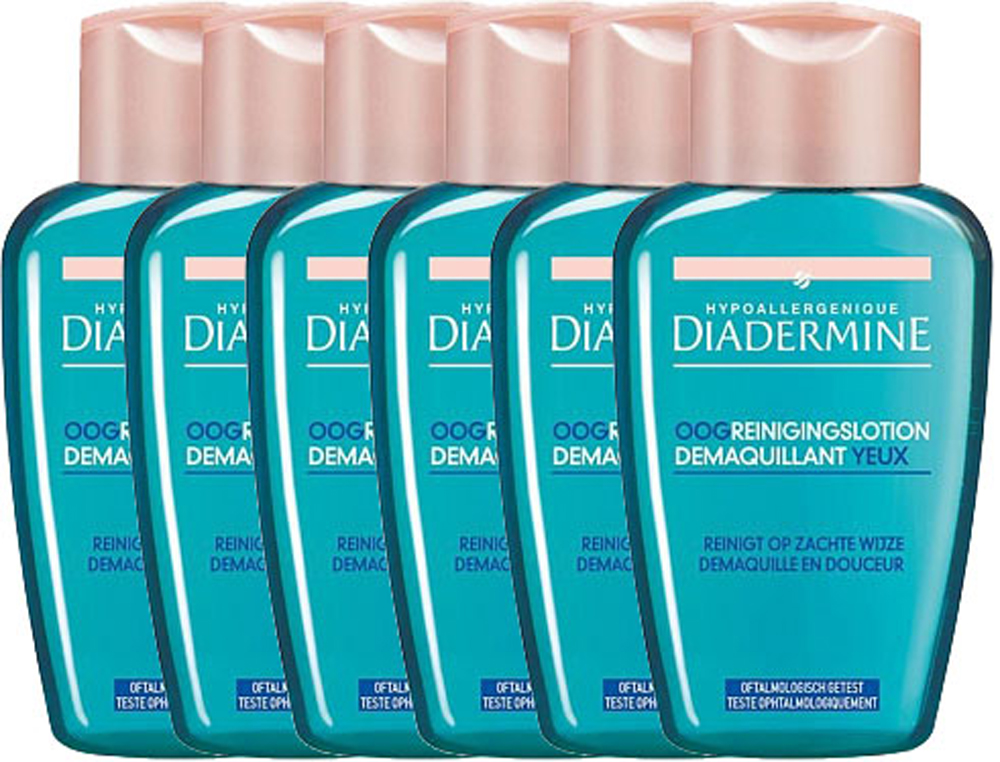 Diadermine Oogreinigingslotion Voordeelverpakking 6x125ml