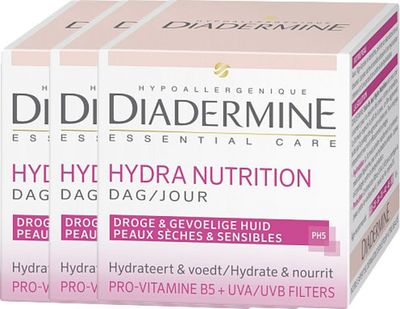 Diadermine Dagcreme Hydra Nutrition Voordeelverpakking 3x50ml