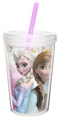Disney Frozen Drinkbeker Met Deksel En Rietje Per stuk