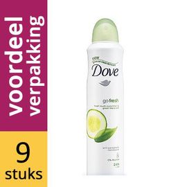 Dove Dove Deodorant Deospray Go Fresh Cucumber voordeelverpakking Dove Go Fresh Cucumber Deodorant Spray