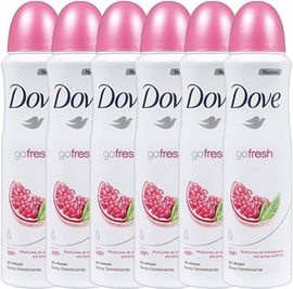 Dove Dove Deodorant Deospray Go Fresh Pomegranate And Lemon Voordeelverpakking Dove Deodorant Deospray Go Fresh Pomegranate and Lemon