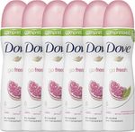 Dove Deodorant Deospray Compressed Go Fresh Pomegranate Voordeelverpakking 6x75ml thumb