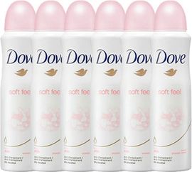 Dove Dove Deodorant Deospray Soft Feel Voordeelverpakking Dove Soft Feel Deodorant Spray