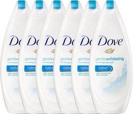 Dove Dove Douchegel Gentle Exfoliating Voordeelverpakking Dove showergel 250 ml Gentle Exfoliating