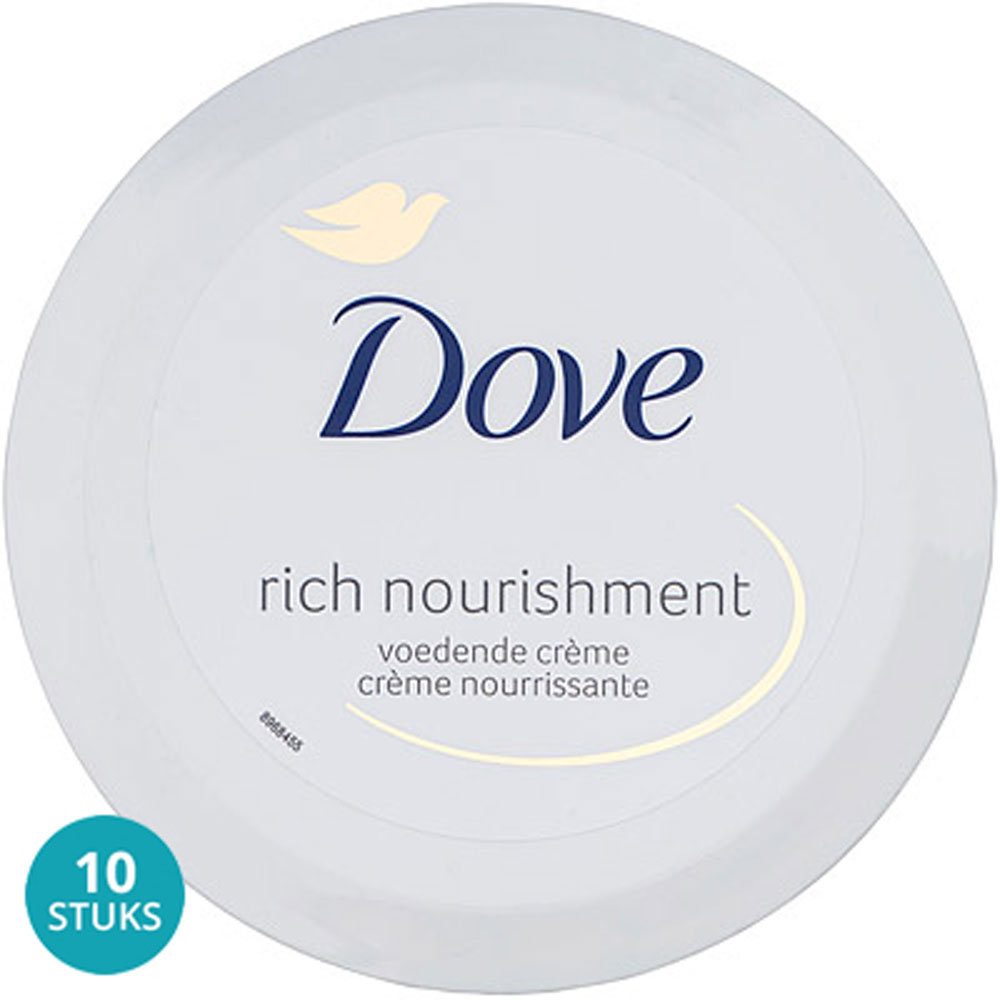 Dove Bodycrme Rich Nourishment Voordeelverpakking 10x75ml