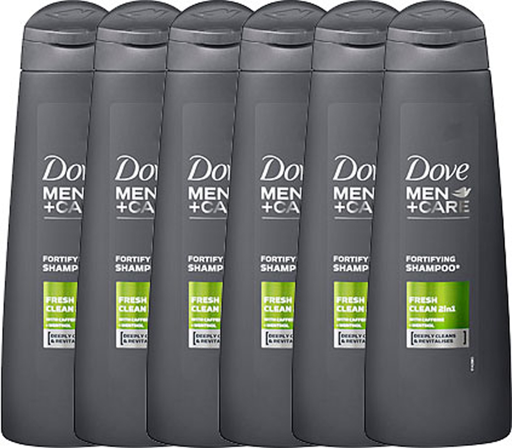 Dove MenCare Shampoo Clean Comfort Voordeelverpakking 6x250ml