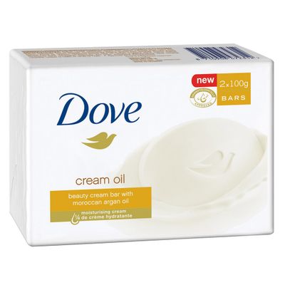 Tot ziens Inleg Kind Dove Zeep Cream Oil Met Marokkaanse Argan Olie