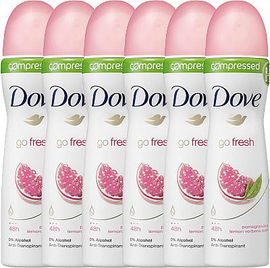 Dove Dove Deodorant Deospray Compressed Go Fresh Pomegranate Voordeelverpakking Dove Deodorant Spray Compressed Go Fresh Pomegranate